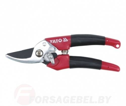Секатор для живых веток d13 мм. 180 мм. Yato YT-8805