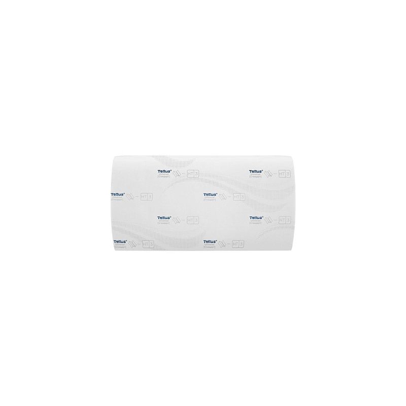 Полотенца бумажные Tellus Синглфолд Стандарт, листовые, 1-сл., 250 листов, H3