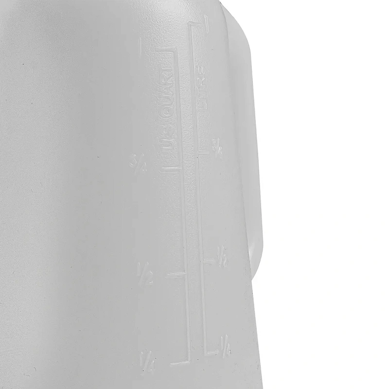 Емкость мерная пластиковая для заливки масла 1л c крышкой RockForce RF-887C001