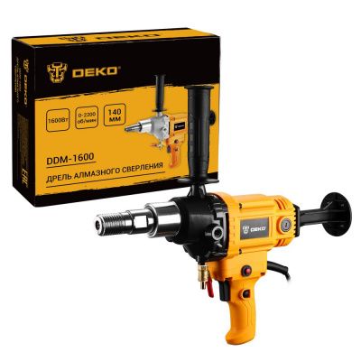 Дрель алмазного сверления DDM-1600 DEKO 063-4434