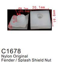 Клипса для крепления внутренней обшивки а/м Ниссан пластиковая, 100 шт Forsage C1678(Nissan)