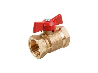 Кран шаровый 3/4" стандарт вн.-вн. бабочка PN1,6 МПа, 11Б27п7, Цветлит ЦРБ0078