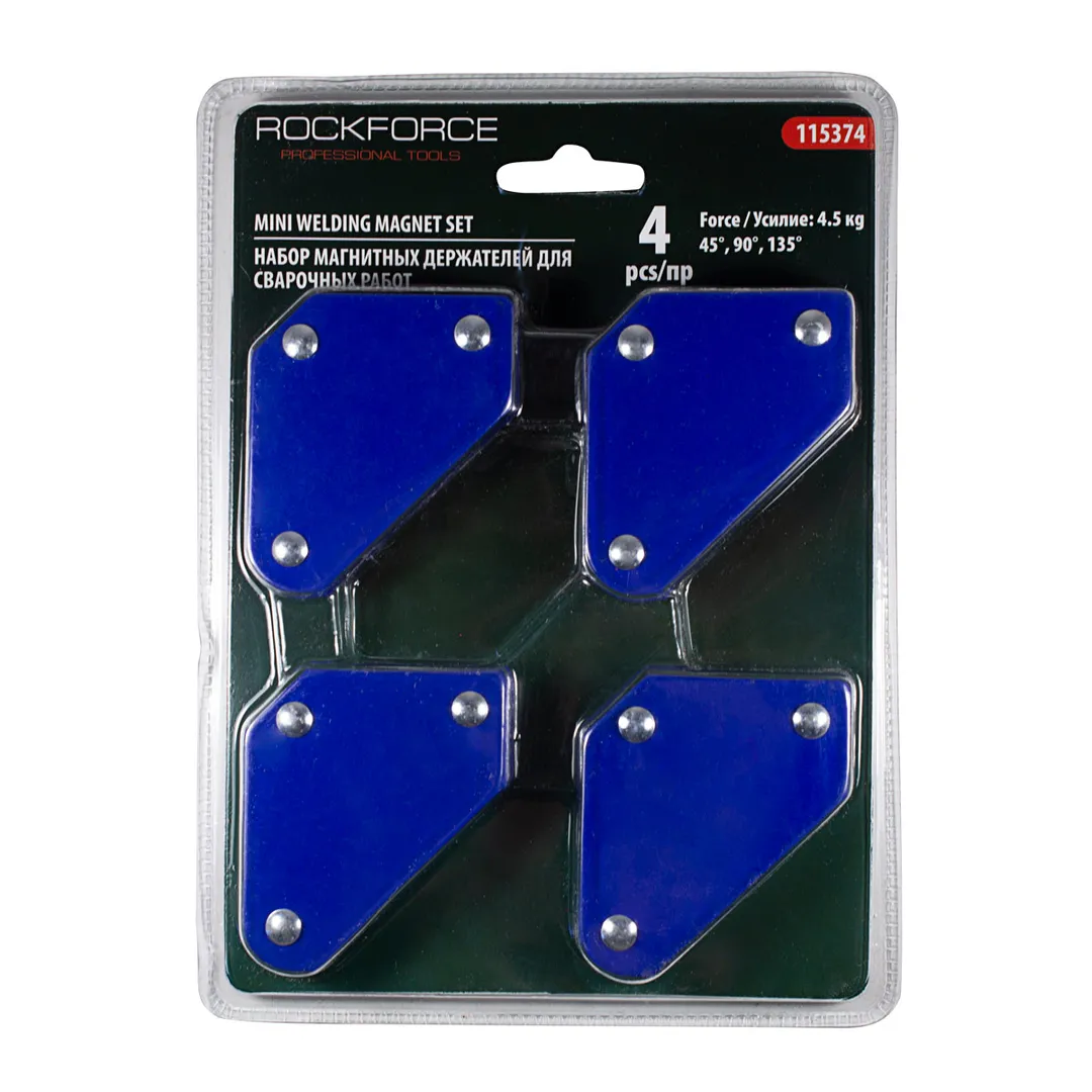 Набор магнитных держателей для сварочных работ 4 пр. RockForce RF-115374