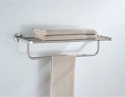 Полотенцедержатель-полка, нержавеющая сталь SUS 304, сатин L71724 Ledeme