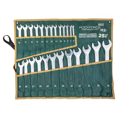 Набор ключей комбинированных 25 пр. 6-28, 30, 32 мм RockForce RF-5261P Premium