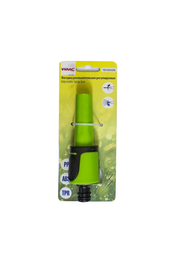 Насадка-распылитель пластиковая с регулировкой диаметра распыления L-140 мм WMC TOOLS WMC-TG7201035