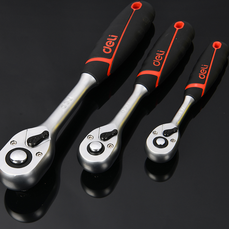 Трещотка 3/8" 200 мм, 72 зуба Deli RS EDQ42802