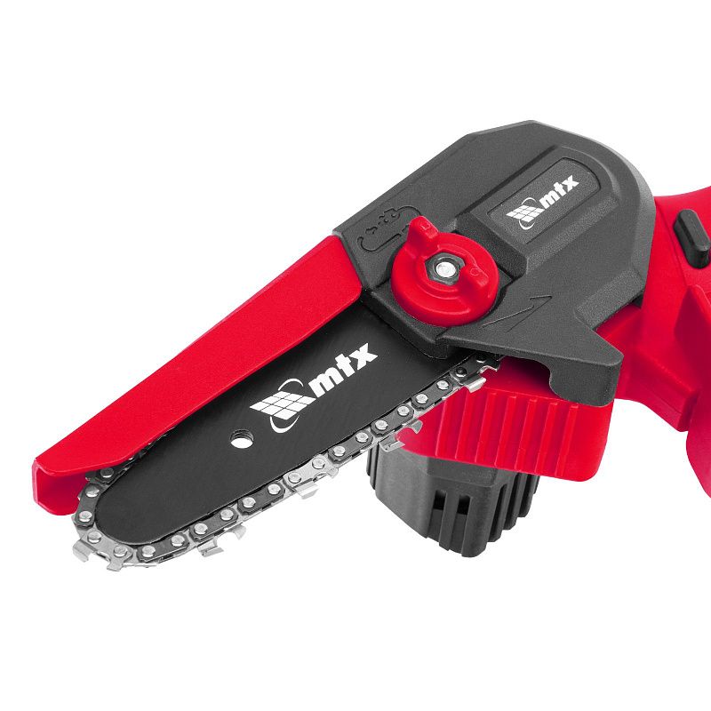 Цепная мини-пила аккумуляторная, MCS-100, шина 100 мм, Li-Ion, 20 В MTX 58640