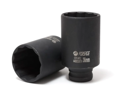 Головка ударная глубокая тонкостенная 36 мм 12-гр 1/2'' Forsage F-4488536TH