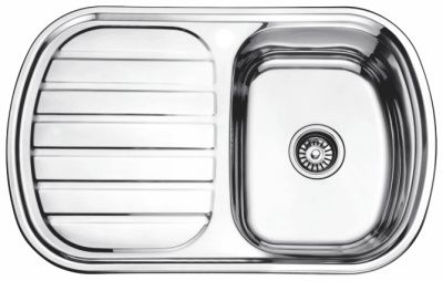Кухонная мойка из нержавеющей стали, декорированная Ledeme L67749-R