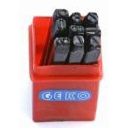 Набор клейм цифры 8 мм. (9шт) Geko G01811