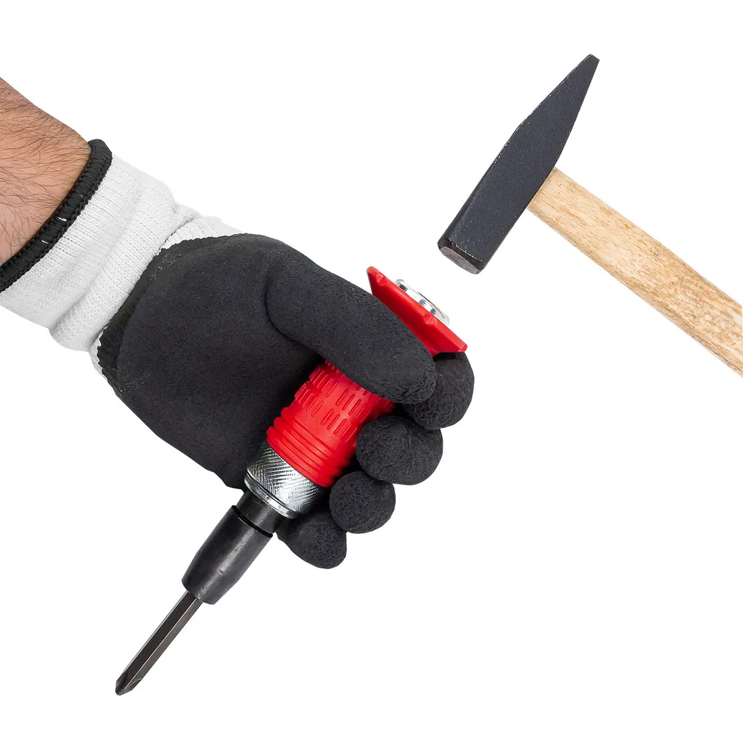 Отвертка ударная с набором бит PH, SL и адаптером 8 пр PATRON P-5064E