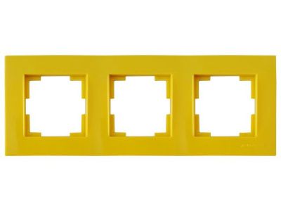 Рамка 3-ая горизонтальная желтая, RITA, Mutlusan 22208001308