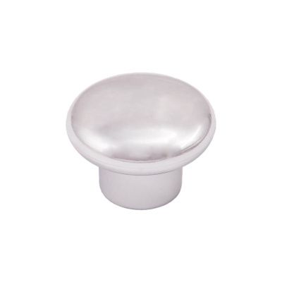 Ручка меб. кнопка пластик. PK01/K1 хром AKS 52265