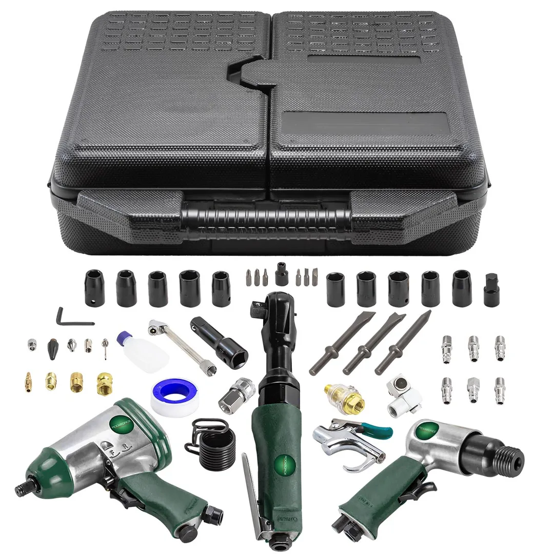 Набор пневматического инструмента с аксессуарами 50 пр. RockForce RF-RP7850-50 (RP7412, ST-5540, RP17621)