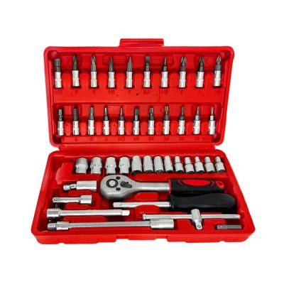 Набор инструментов 1/4" 46 пр 6-гр Horex GTY1230