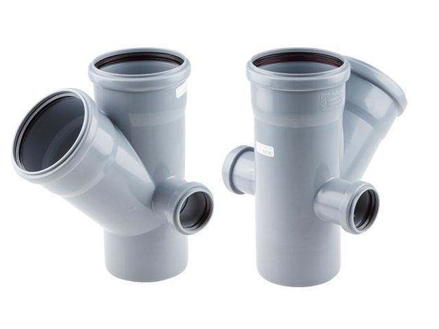 Крестовина двухпл. ВК 110/110х45/50/50 РТП, для внутренней канализации РосТурПласт 36532