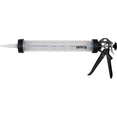 Пистолет для герметика, под колбасы алюминиевый 600мл. Yato YT-67571