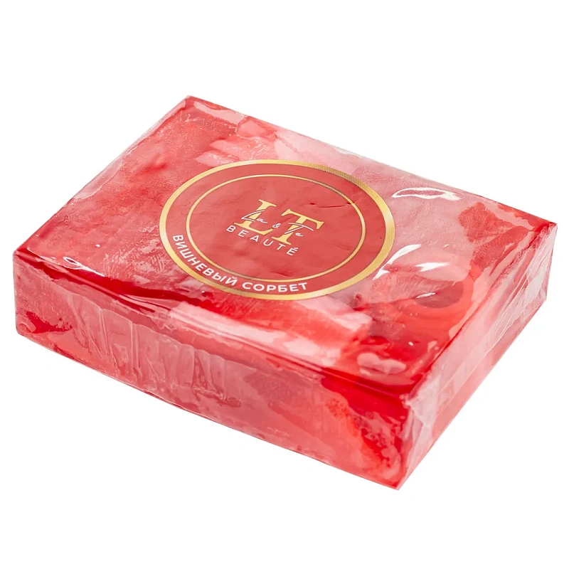 Мыло твердое ручной работы с добавлением эфирных масел ''Вишневый сорбет'' La and Te beaute LT-6112(+ уп)