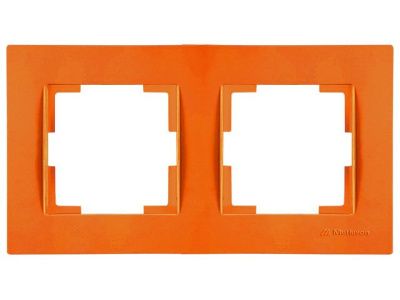 Рамка 2-ая горизонтальная оранжевая, RITA, Mutlusan 22208001206
