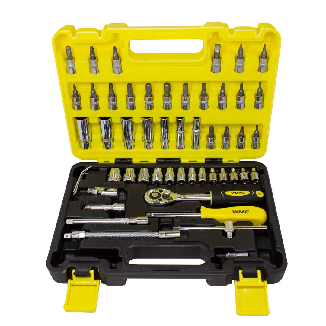 Набор инструментов 53 пр 1/4" 6-гр TOOLS WMC-2531-5 EURO