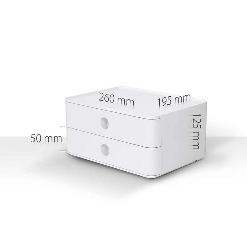 Блок из 2-х лотков закрытый "Allison", карамельный, черный