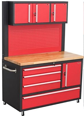 Верстак металлический передвижной 600х1080х1215 мм RockForce RF-01Y0196