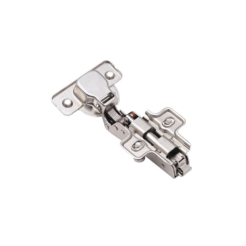 Петля полунакладная с доводчиком 45мм h0 clip-on, еврошурупы, заглушки, упак 2 шт., PRIME by AKS 113401