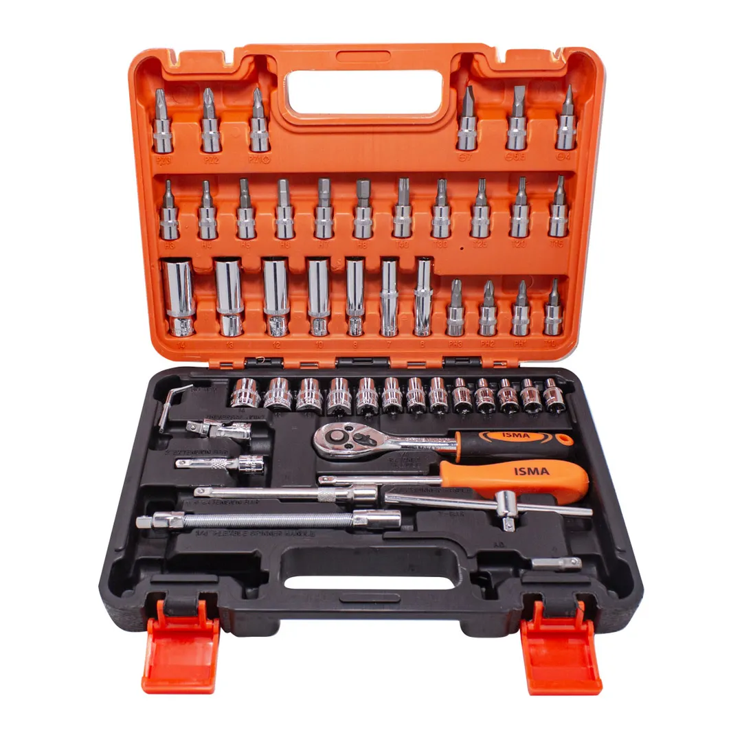 Набор инструментов 53 пр. 1/4'' 6-гр ISMA ISMA-2531-5 EURO
