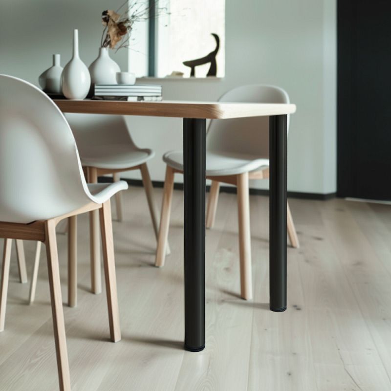 Опора меб. круглая d60 h710, черный AKS 23631