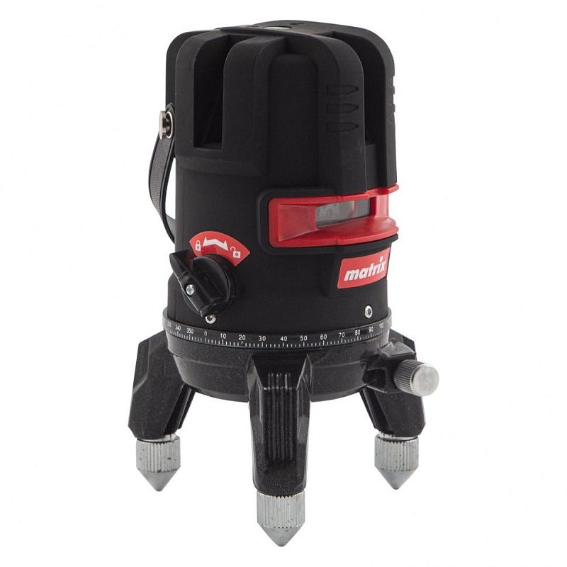 Лазерный уровень ML 05 Red, 20 м, 635 нм, резьба 5/8'' Matrix 35066