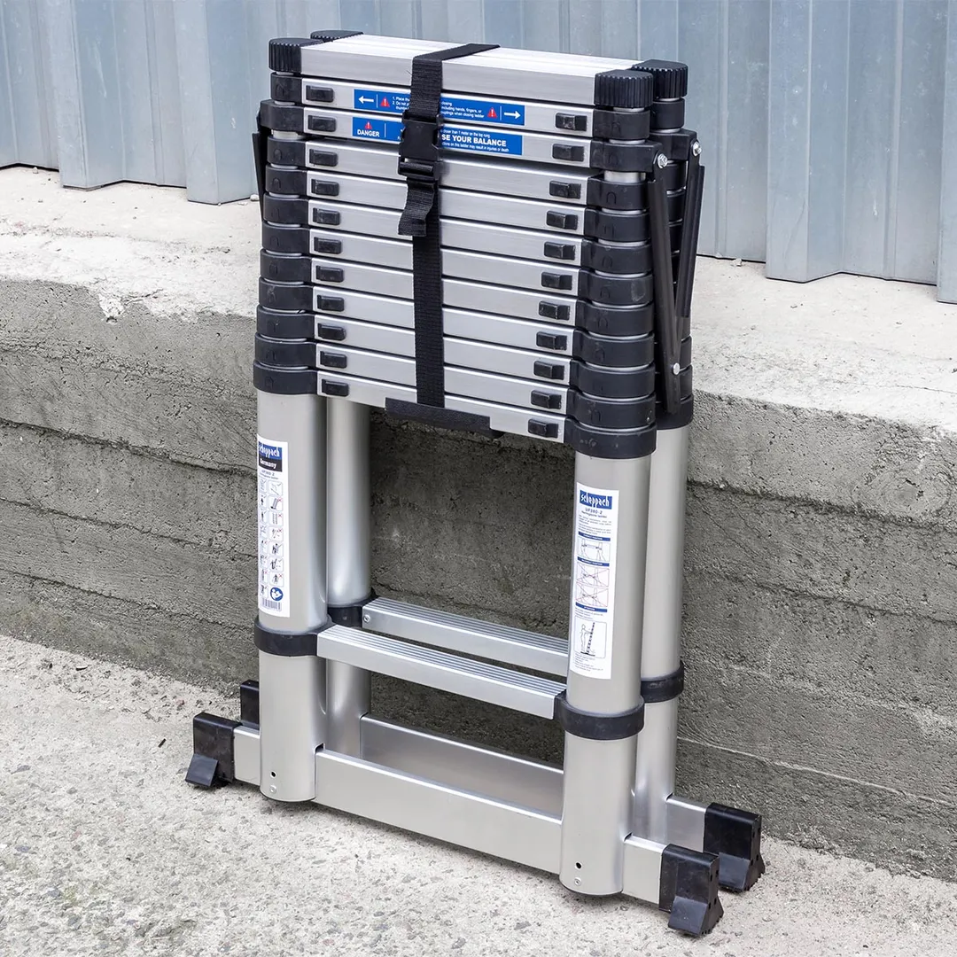 Стремянка телескопическая алюм. бытовая 3.8м 13+13 ступ. Scheppach Sch-UP380-2