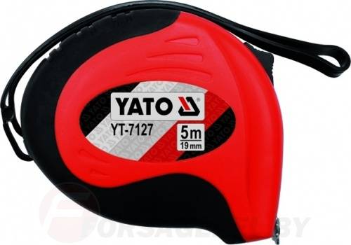 Рулетка с магн. 8мх25 мм. бытовая Yato YT-7128