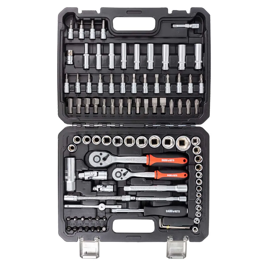 Набор инструментов 94 пр. 1/4''&3/8'', 6-гр. BaumAuto BM-4941-5DS