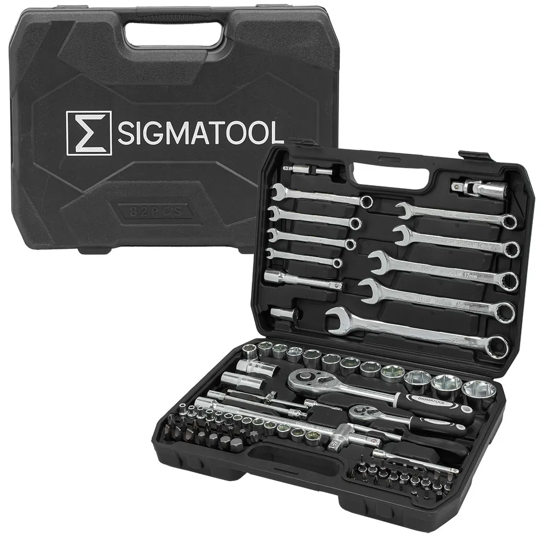 Набор инструментов 82 пр 1/4''&1/2'' 6-гр SIGMATOOL Sigmatool-4821-5