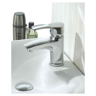 Смеситель для умывальника, цинк, хром Loffrey LF81064