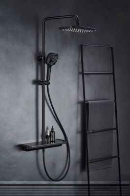 Душевая система, латунь, черный Savol SK-H3145H