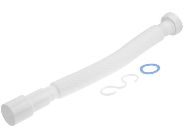 Гибкая труба с гайкой 1 1/2"х40/50 под плоскую прокладку, 1470 мм, AV Engineering AVE129793