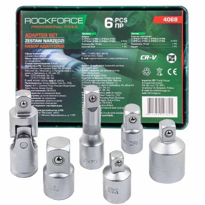 Набор адаптеров 6 пр RockForce RF-4068