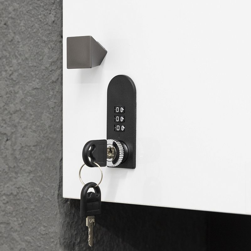 Замок для распашной двери кодовый 602 с ключом AKS 90684