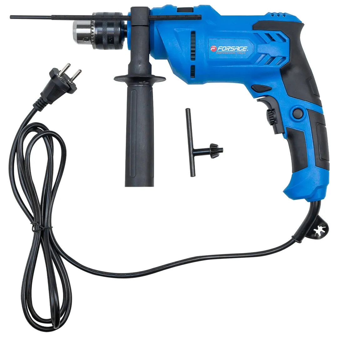 Дрель ударная электрическая, 230V, 500W, 0-2900об/мин, патрон 1,5-13 мм, Forsage F-Z1J-DH03-13