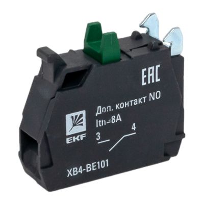 Доп, Контакты NO (зеленые) EKF PROxima XB4-BE101