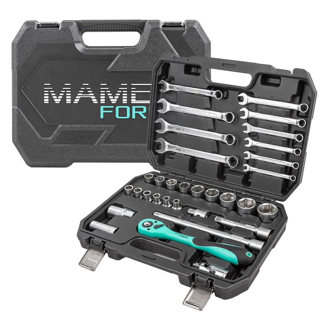 Набор инструментов PROFI 32 пр. 1/2" 6-гр 4-32 мм MAMEDFORCE MF-4324-5