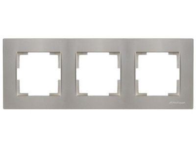 Рамка 3-ая горизонтальная титан, RITA, Mutlusan 22208001383