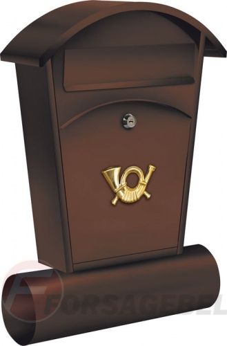 Ящик металлический почтовый 480х280х80 мм коричневый Vorel 78592