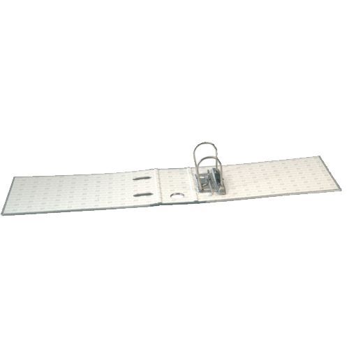 Банковская папка-регистратор с арочным механизмом, A5, 70 мм, картон, серый