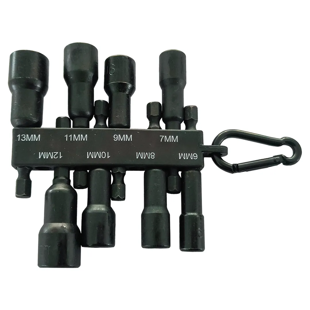 Набор торцевых головок под шуруповерт 6-13 мм 1/4'' 8 пр Scheppach Sch-HW-S16