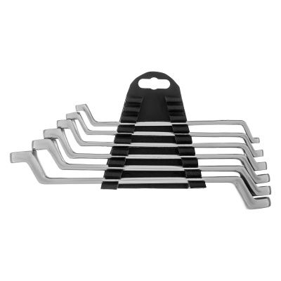 Набор ключей накидных, 6-17 мм, 6 шт., хромированные Sparta 153305