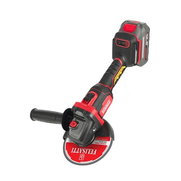 Аккумуляторная угловая шлифовальная машина,диск 125 мм (кейс, 2 аккум. 5,0 Ач, ЗУ 4А)