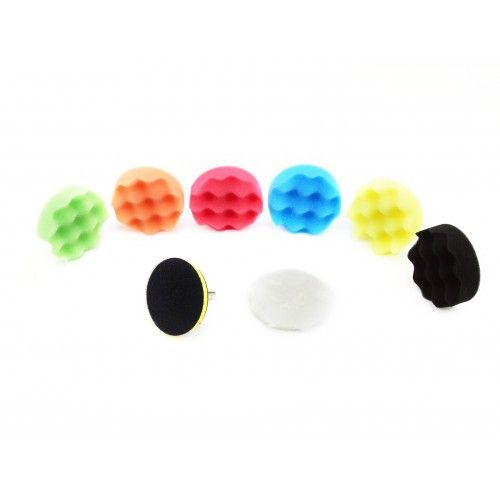 Набор полировочных кругов на дрель 80 мм 9 шт Geko G00882